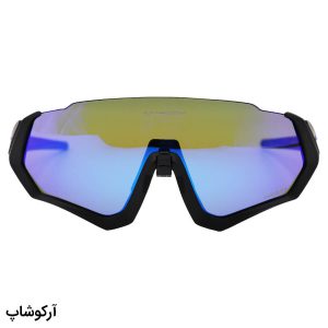 عکس از عینک ورزشی OAKLEY با فریم مشکی رنگ، 3 کاور لنز قابل تعویض و تجهیزات کامل مدل OO9401-02