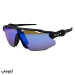 عکس از عینک ورزشی OAKLEY با فریم مشکی رنگ، 5 کاور لنز قابل تعویض و تجهیزات کامل مدل OO9442-0338