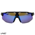 عکس از عینک ورزشی OAKLEY با فریم مشکی رنگ، 5 کاور لنز قابل تعویض و تجهیزات کامل مدل OO9442-0338