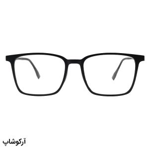 عکس از عینک طبی 5 کاوره با فریم مستطیلی، رنگ مشکی مات و از جنس کائوچو برند Ray-Ban مدل 12203