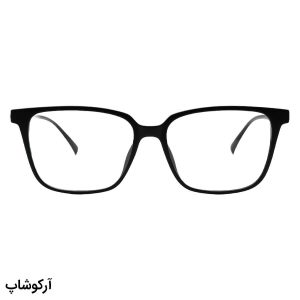 عکس از عینک طبی 5 کاوره با فریم مستطیلی، رنگ مشکی مات و از جنس کائوچو برند Ray-Ban مدل TR2382