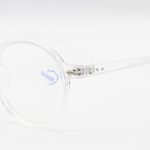 عکس از عینک با فریم گرد و دایرهای، رنگ کریستالی و لنز بیرنگ و از جنس پلی کربنات (بلوکات) مدل 20351