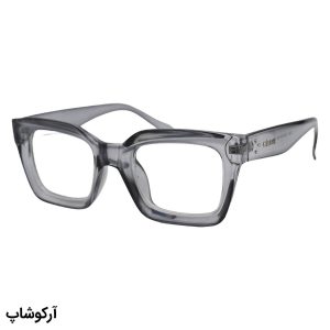 عکس از عینک شب CELINE با فریم رنگ طوسی شفاف، مستطیلی شکل و لنز بی‌رنگ و شفاف مدل 1735-1