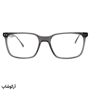 عکس از عینک طبی تک کاوره با فریم طوسی، شکل مستطیلی، از جنس استات برند Ray-Ban مدل OLD009A