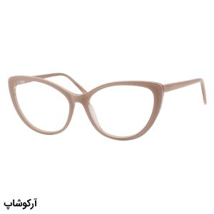 عکس از عینک طبی زنانه با فریم چشم گربه‌ای، از جنس استات و دسته فنردار برند CHANEL مدل DH9015