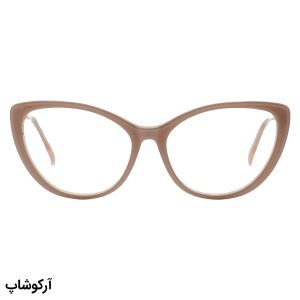 عکس از عینک طبی زنانه با فریم چشم گربه‌ای، از جنس استات و دسته فنردار برند CHANEL مدل DH9015