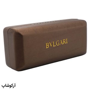 عکس از پک اورجینال عینک برند بولگاری BVLGARI با رنگ قهوه ای و تمام تجهیزات مدل 992814