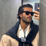 عکس از عینک آقتابی ریبن مدل RB2140 بر روی صورت