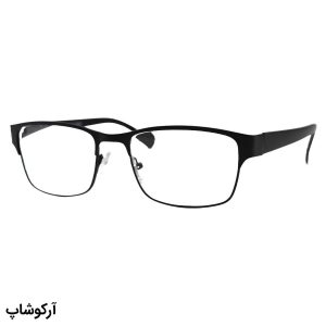 عکس از عینک مطالعه بلوکات نزدیک بین با فریم مستطیلی، رنگ مشکی و دسته فنری مدل 51125