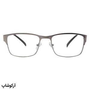 عکس از عینک مطالعه بلوکات نزدیک بین با فریم مستطیلی، رنگ نقره‌ای و دسته فنری مدل 51125