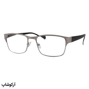 عکس از عینک مطالعه بلوکات نزدیک بین با فریم مستطیلی، رنگ نقره‌ای و دسته فنری مدل 51125