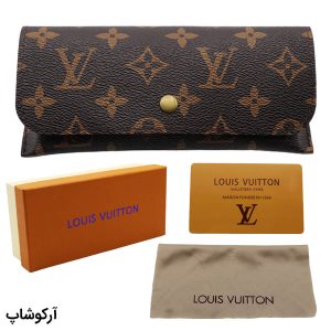عکس از پک اورجینال عینک برند لویی ویتون (LOUIS VUITTON) و با تمام تجهیزات جانبی مدل 992834