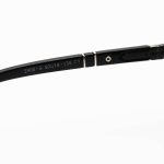عکس از عینک آفتابی PERSOL با فریم خلبانی، رنگ مشکی، بیس دار و لنز دودی تیره و از جنس شیشه مدل 2405S