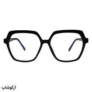 عکس از عینک طبی زنانه Chopard با فریم مشکی رنگ، شکل پروانه‌ای، دسته سیم‌دار و لولا فنری مدل 2018