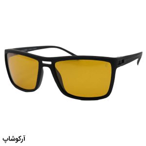عکس از عینک آفتابی OGA MOREL با فریم رنگ قهوه‌ای، شکل مستطیلی و لنز پلاریزه و قهوه‌ای مدل 78023