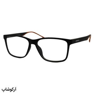 عکس از عینک طبی Carrera با فریم مستطیلی، رنگ قهوه ای، جنس کائوچو و لولا فنر دار مدل OLD7449