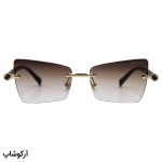 عکس از عینک آفتابی زنانه Moscot فریملس، لنز قهوه‌ای سایه روشن، طرح گربه‌ای و دسته قهوه‌ای مدل M6244