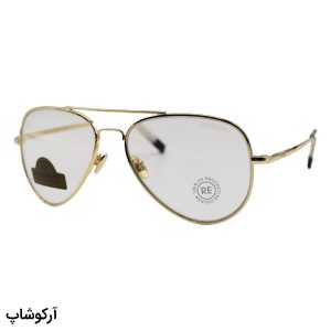 عکس از عینک آفتابی Randolph با فریم خلبانی، طلایی رنگ، لنز شیشه‌ای و فتوکرومیک مدل CR231