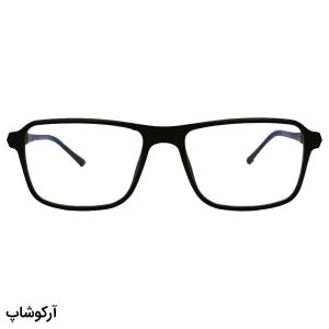 عکس از عینک طبی تامی هیلفیگر Tommy Hilfiger با فریم طوسی رنگ، شکل مستطیلی و دسته فنری مدل OLD3092T