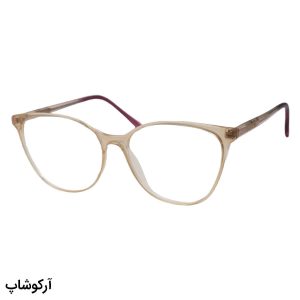 عکس از عینک طبی زنانه Celine با فریم فتوکرومیک، رنگ عسلی، شکل گربه‌ای، دسته سیم‌دار و رنگ ثانویه (سبز) مدل 88026