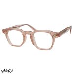 عکس از عینک طبی سلین با فریم فتوکرومیک، مربعی شکل، رنگ صورتی، دسته سیم‌دار و رنگ ثانویه (سبز تیره) مدل 52608