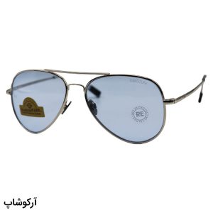 عکس از عینک دید در شب راندولف با فریم خلبانی، طلایی رنگ، لنز شیشه و آبی رنگ مدل CR231