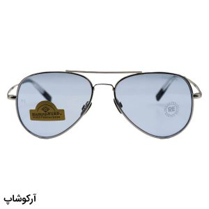 عکس از عینک دید در شب راندولف با فریم خلبانی، طلایی رنگ، لنز شیشه و آبی رنگ مدل CR231