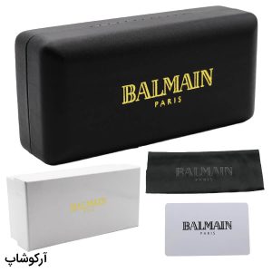 عکس از پک اورجینال عینک برند بالمین (BALMAIN) با تمام تجهیزات مدل 992845