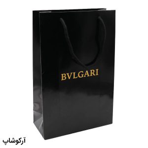 عکس از بگ، پاکت و ساک دستی هدیه عینک بولگاری (BVLGARI) با طراحی رنگ مشکی مدل 992906