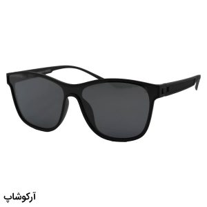 عکس از عینک آفتابی اوگا مورل با فریم ویفرر، رنگ مشکی مات، لنز دودی تیره و پلاریزه و آنتی رفلکس مدل 9294