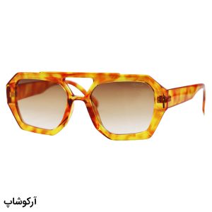 عکس از عینک آفتابی Vehla با فریم رنگ قهوه‌ای، شکل چند ضلعی و عدسی قهوه‌ای سایه روشن مدل 96300