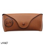 عکس از پک اورجینال عینک برند ریبن (Ray-Ban) با رنگ قهوه ای و تمام تجهیزات مدل 992854