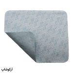 عکس از دستمال عینک از جنس میکروفایبر، رنگ آبی و طرح دار کد 992887-1