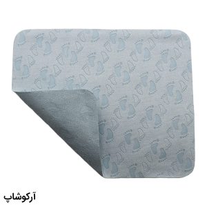 عکس از دستمال عینک از جنس میکروفایبر، رنگ آبی و طرح دار کد 992887-1
