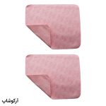 عکس از عکس از بسته 2 عددی دستمال عینک از جنس میکروفایبر، رنگ صورتی و طرح دار کد 992885-2
