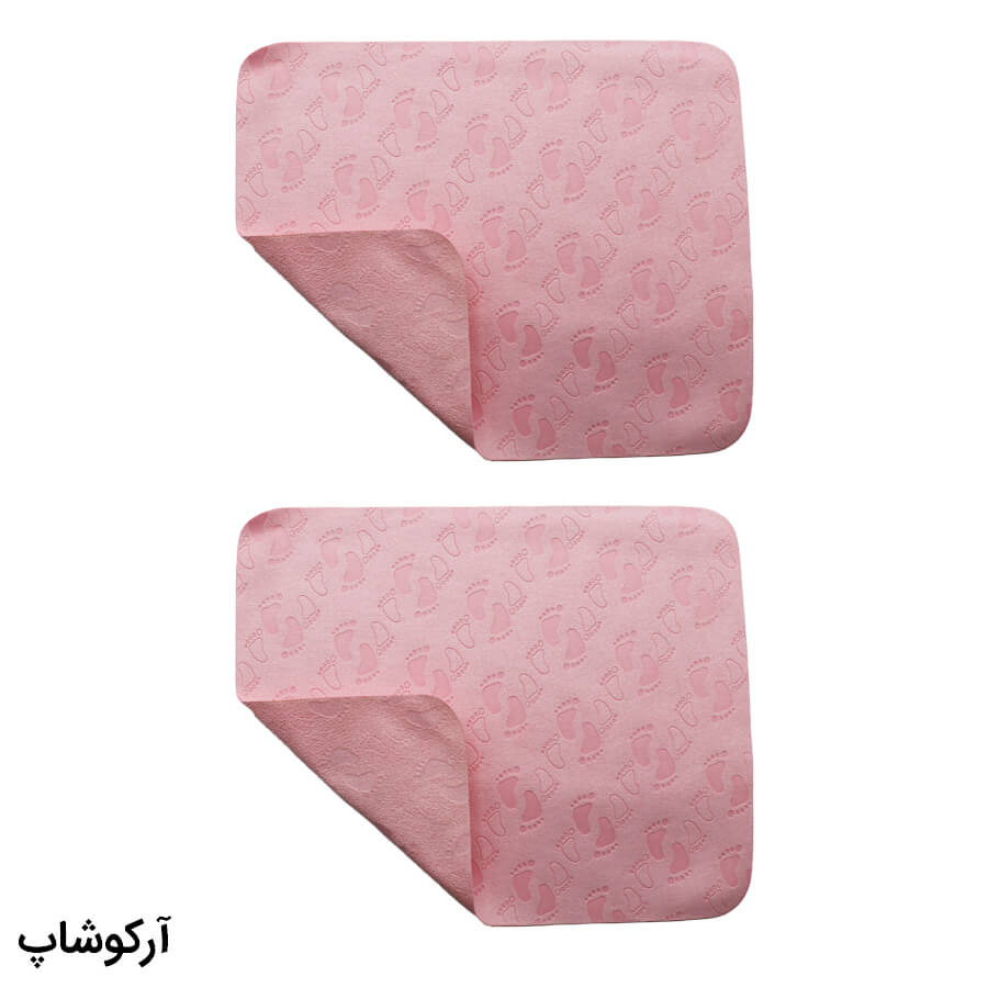 Microfiber-Pink-Eyewear-Tissues-Model-992885-2-1 عکس از عکس از بسته 2 عددی دستمال عینک از جنس میکروفایبر، رنگ صورتی و طرح دار کد 992885-2