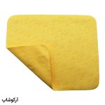 عکس از دستمال عینک از جنس میکروفایبر، رنگ زرد و طرح دار کد 992886-1