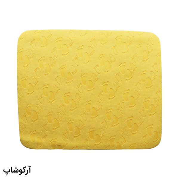 عکس از بسته 2 عددی دستمال عینک از جنس میکروفایبر، رنگ زرد و طرح دار کد 992886-2