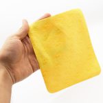 عکس از بسته 2 عددی دستمال عینک از جنس میکروفایبر، رنگ زرد و طرح دار کد 992886-2