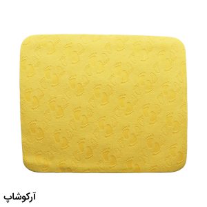عکس از بسته 5 عددی دستمال عینک از جنس میکروفایبر، رنگ زرد و طرح دار کد 992886-5