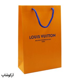 عکس از بگ، پاکت و ساک دستی هدیه عینک لویی ویتون (LOUIS VUITTON) با طراحی رنگ نارنجی مدل 992909