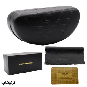 عکس از پک اورجینال عینک برند امپریو آرمانی (EMPORIO ARMANI) با تمام تجهیزات مدل 992881
