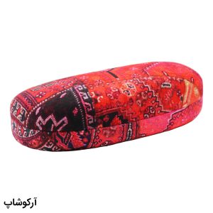 عکس از قاب عینک طرح هارد کیس، از جنس مخملی، بیضی شکل، چند رنگ و درب لولا فنری مدل 992875