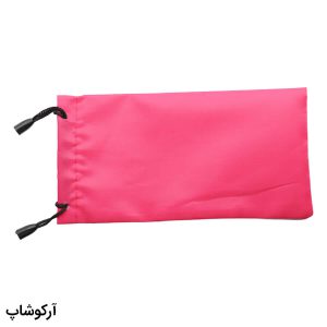 عکس از کاور و بگ عینک با ابعاد 18 در 9 سانتی‌متر، از جنس پارچه‌ای و رنگ صورتی مدل 992856