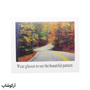 عکس از برگه تست پلاریزه عینک مدل 992859
