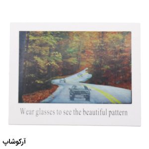 عکس از برگه تست پلاریزه عینک مدل 992859