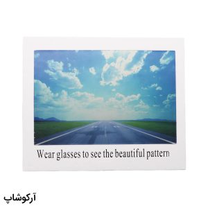 عکس از برگه تست پلاریزه عینک مدل 992861