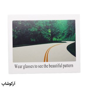 عکس از برگه تست پلاریزه عینک مدل 992862