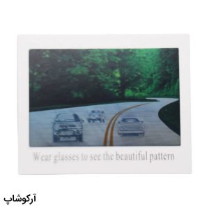 عکس از برگه تست پلاریزه عینک مدل 992862