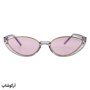 عکس از عینک دید در شب زنانه CHANEL با فریم بیضی شکل، رنگ صورتی و لنز صورتی رنگ مدل 88203